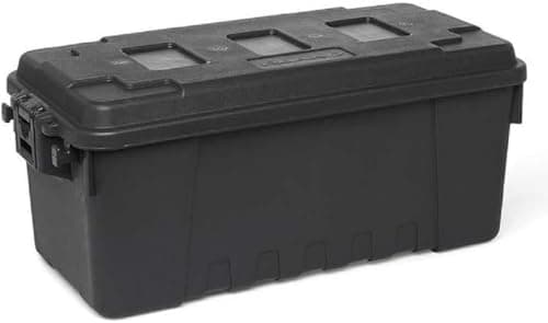 Image of PLANO Sportsman's Trunk - Medium 64ltr,Charcoal, Military-Grade Storage Box with Lid, Heavy Duty, Large, Camping & Army Storage Trunks, Perfect for Hunting, Paintball, Airsoft or Home Storage