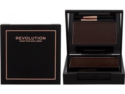 Image of Revolution Glossy Brow Pomade Medium Brown