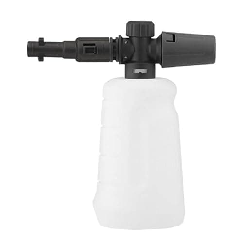 Image of High Pressure Jet Bottle Snow Foam Lance Cannon Washer for Karcher K2 K3 K4 K5 K6 K7 Car Soap Generator Foamer Gun Adjustable Sprayer Nozzle 700ML (Black)