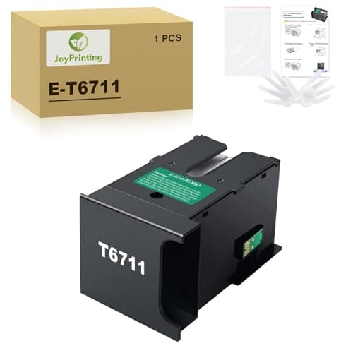 Image of JoyPrinting T6711 Maintenance Box Replacement for Epson C13T671100 Work with WF-3010 WF-3520 WF-3530 WF-3540 WF-3620 WF-3640D WF-7110 WF-7210 WF-7610 Printer (1 Pack)