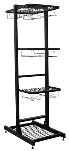 Image of Sealey - Freestanding Motorcycle Helmet & Gear Storage - MS0812FS2