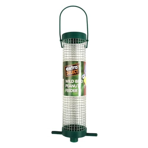 Image of Extra Select Peanut Feeder 18cm – Rust-Resistant Wire Mesh – Wild Bird Feeder with Hanging Loop