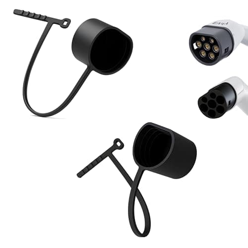 Image of EVify Protective Cap Charging Cable Type 2 for Vehicle Side & Station Side - Dust Protection and Protection Against Damage - Universally Compatible - Protective Cap EV Connector Type 2 - Type 2