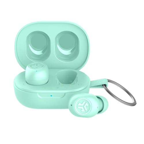 Image of JLab JBuds Mini True Wireless Earbuds, In Ear Headphones, Bluetooth Earphones, Ear Buds with 20H Playtime, Bluetooth Earbuds with Microphone, Charging Case, Multipoint, EQ3 Sound, Mint Green