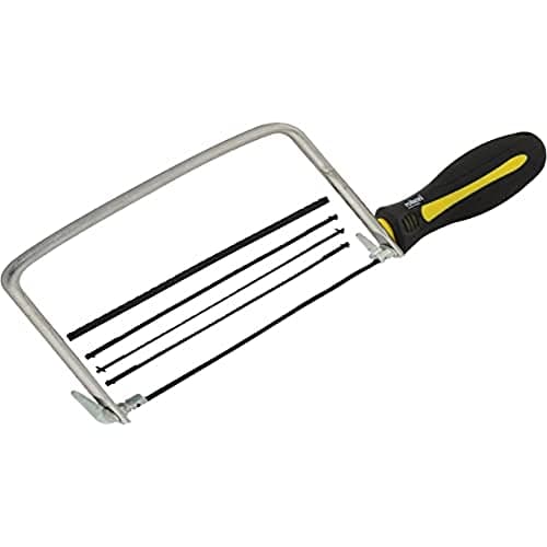Image of Rolson 58290 Rubber Grip Coping Saw with 5 Blades