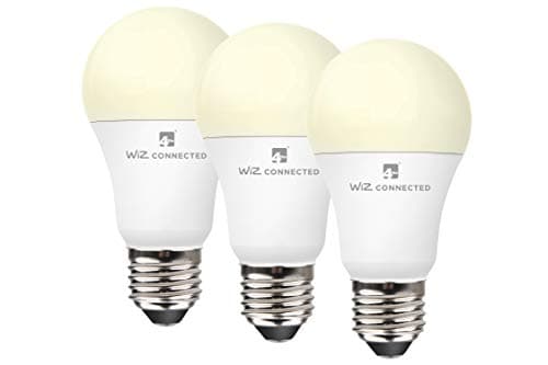 Image of 4lite WiZ Connected A60 White WiFi LED Smart Bulb - E27 Large Screw, Pack of 3