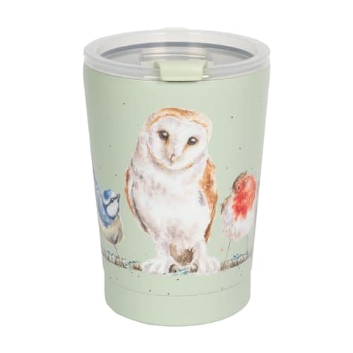 Image of Wrendale Designs by Hannah Dale Variety of Life' Bird Thermal Travel Cup