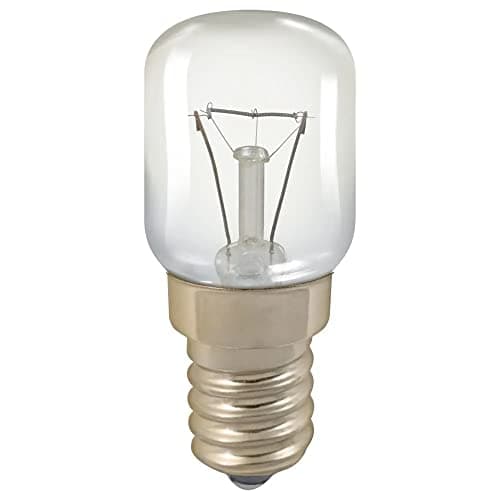 Image of Crompton Lamps 15W 22x50mm Oven SES-E14 2800K Warm White Clear 105lm SES Small Screw E14 Incandescent Traditional Replacement Light Bulb