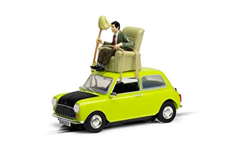 Image of Scalextric Cars - C4334 Mr Bean Mini - Do-It-Yourself - Toy Slot Car for use with Race Tracks and Set - Gift Ideas for Kids and Adults, Scalextric Accessories, Green