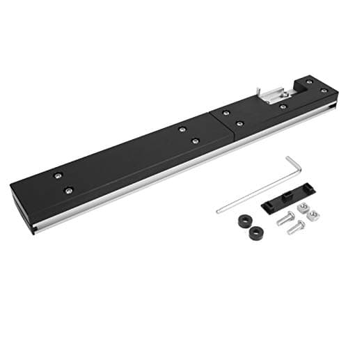 Image of Aluminum Box Joint Jig, Router Table Saw Jig for Miter Gauge, 450x60x30mm / 17.7x2.4x1.2in Woodworking Table Saw Tools