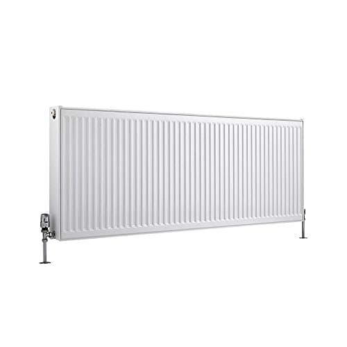 Image of Milano Compact White Type 22 Horizontal Double Panel Convector Radiator - 600mm x 1600mm