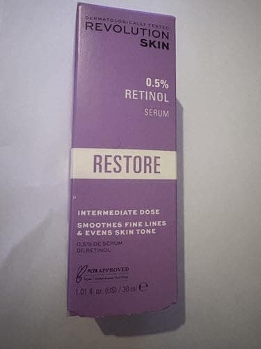 Image of Revolution Skin Hyaluronic Acid Serum and Hydrating Oil, 30ml, 1 Pack (30ml, Retinol Serum 0.5%)