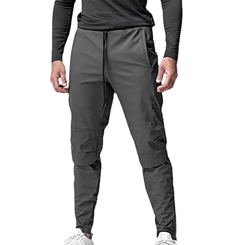 Image of Unisex Winter Warm Sweatpants Joggers for Men Zipped Pockets Scrub Bottoms Ladies Casual Baggy Trousers y2k Streetwear Fashion Guess Pants for Men Slim Flare Jeans Men UK Size Grey