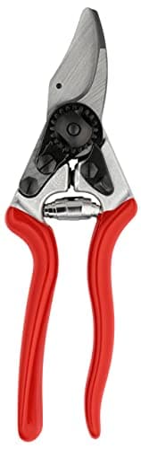 Image of Felco 16 Secateurs Left Handed Medium Size Forged Alloy Ergonomic Handles Floristry Gardening Horticulture Vineyard Bonsai Topiary Olive Grove Hardened Steel Blade Precision Manufacturing Swiss Made