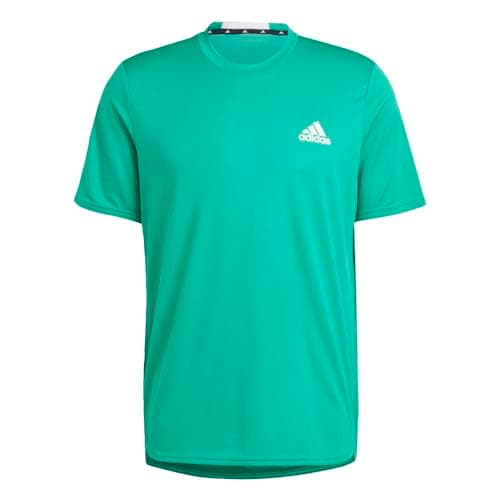 Image of Adidas Men's Designed 4 Movement T-Shirt, Court Green/White, X-Small