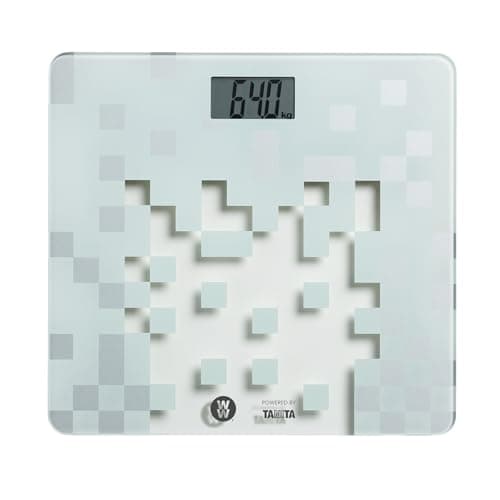 Image of WeightWatchers by Tanita HD-380WW – Stylish Digital Bathroom Scale, Ultra Slim Glass Design, Tap-On Activation, 150kg Capacity, Accurate Weight Readings