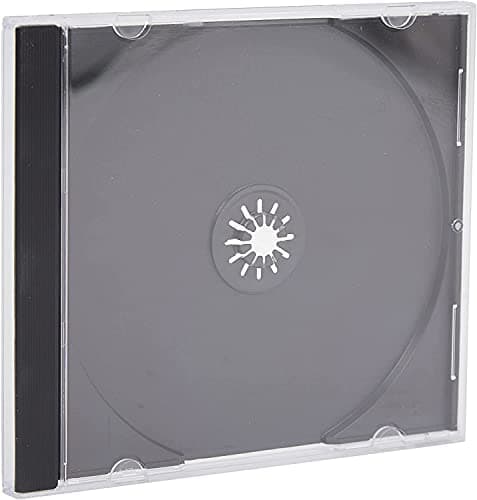 Image of Vision Media® 10 X Single CD jewel Case inc Black Tray