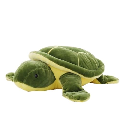 Image of Stuffed Animals-Sea Turtle, Sea Turtle Plush Toy Cushion, Super Soft Sea Turtle Doll, Children's Sea Animal Plush Toy, Gift Gift (Green 30cm)