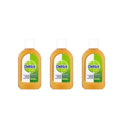 Image of Original Antiseptic Liquid Disinfectant, 250ml, Pack of 3