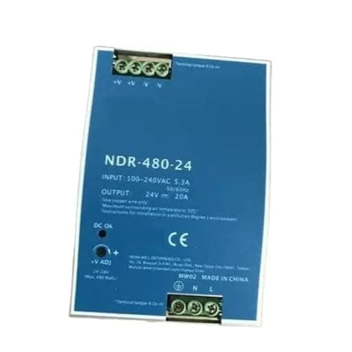 Image of LEOTNNDQ NDR-480-48 AC 100V-240V to DC 48V 10A 480W Switching Power Supply(NDR-480-12 12V)