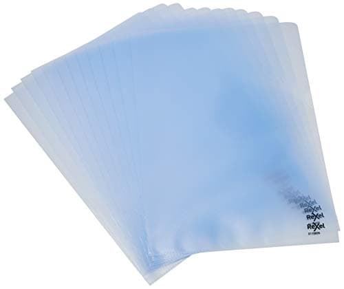 Image of Rexel Quality A4 Document Folder, Clear Embossed, 115mic, Cut Flush, Copy Safe, Pack of 100, 2115635