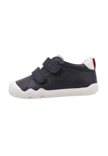 Image of Geox Baby Boys Steppieup Sneaker, Navy Red, 6 UK Child