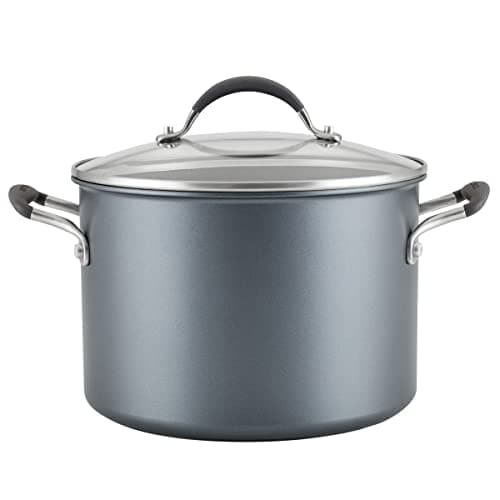 Image of Circulon A1 Series with ScratchDefense Technology Nonstick Induction Stockpot with Lid, 8 Quart, Graphite