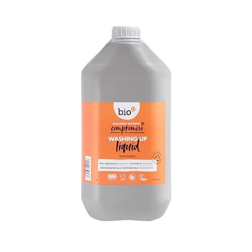 Image of Bio-D Mandarin Washing Up Liquid 5L | Allergy Free | Vegan | Cruelty Free