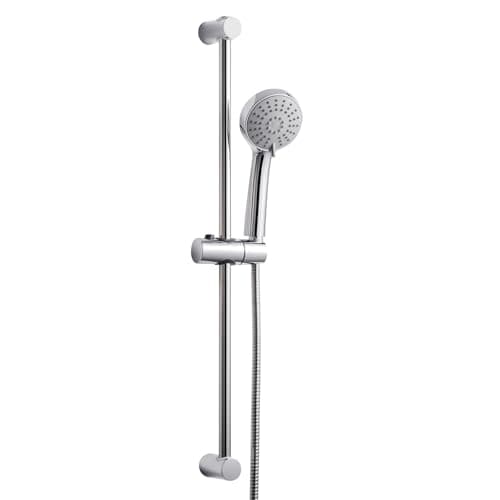 Image of OFFO Shower Riser Rail Kit, Shower Slide Bar 70cm with 3 Modes Shower Head and Hose Set, 1.6m Stainless Steel Hose, Height Adjustable for Bathroom Shower