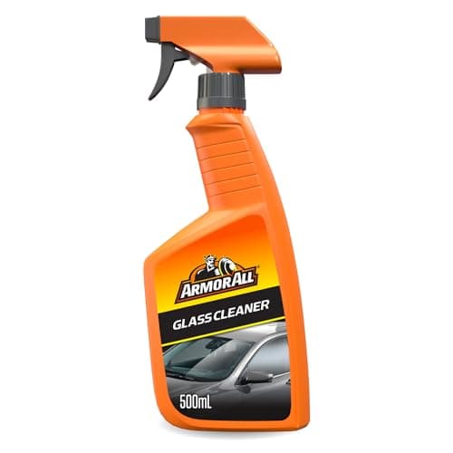 Image of Armor All, Glass Cleaner Spray 500ml, Streak-free Cleaning, Easily Removes Dirt and Insects, Suitable For Inside and Outside Use, Ideal for Car & Motorcycle Detailing, Made in the UK