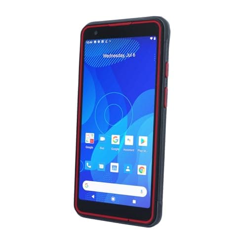Image of RUGLINE 6" Rugged PDA Android 13 Handheld Terminal 4+64GB, Zebra SE4710 1D 2D Scanner Barcode Reader, 4G WiFi GPS, 8000 mAh Battery, IP68 Waterproof Android Barcode Scanner for Warehouse Inventory
