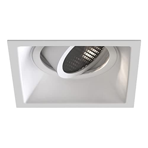 Image of Astro Minima Slimline Square Adjustable Fire-Rated Indoor Downlight (Matt White), GU10 LED Lamp, Designed in Britain - 1249042-3 Years Guarantee
