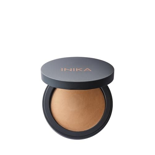 Image of INIKA Organic Buildable Baked Mineral Foundation Compact Powder - Lightweight, Breathable Natural Base with Hydrating Squalane and Magnolia Bark Extract - Natural and Vegan Makeup, Freedom, 0.28 oz