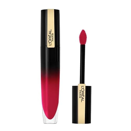 Image of L'Oreal Paris Brilliant Signature High Shine Colour Red Lip Ink 308 Be Demanding