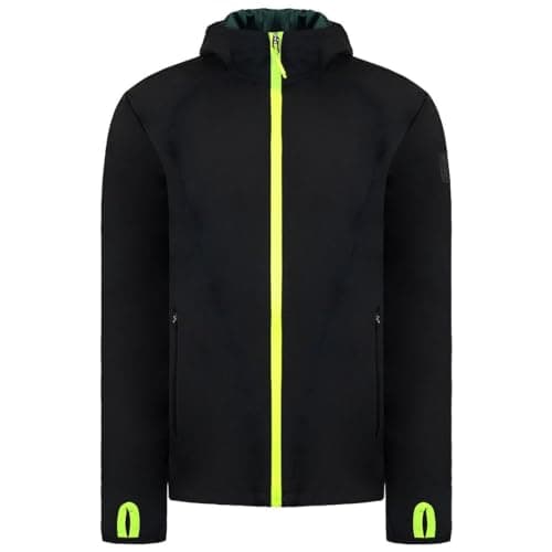 Image of Aston Martin F1 Official Team Black Mens Lifestyle Technical Hoodie AM21KSW04