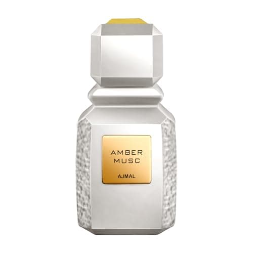 Image of Ajmal Amber Musc Eau de Parfum 100 ml | Perfume for Men & Women | Long Lasting Amber & Musky Fragrance Made in Dubai | Warm Oriental & Woody Notes | Luxury Arabic Scent