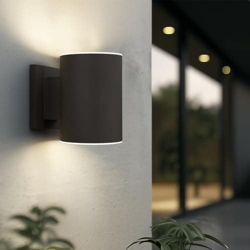 Image of SolarCentre® Grantham Up and Down Outdoor Solar Powered Wall Light