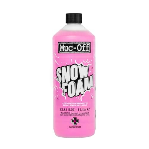 Image of Muc-Off Snow Foam - Ultra Foaming pH Neutral Pre-Wash Cleaner with Cranberry Fragrance - Safe for Wax & Polish Layers - Pressure Washer Snow Foam for Cars, Bikes & Motorcycles - 1L