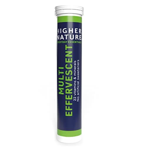 Image of Higher Nature - Multi Effervescent - 22 Essential Vitamins and Minerals - Gluten-Free - Multivitamin Vegetarian - 20 Tablets