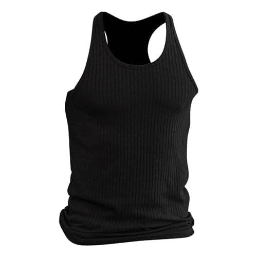 Image of Mens Y-Back Gym Vest - Breathable Workout Sleeveless Gym Fitness Vests Quick Dry Training Bodybuilding Tank Tops Muscle Gym Vests Round Neck Sports Undershirt For Running Fitness Gym