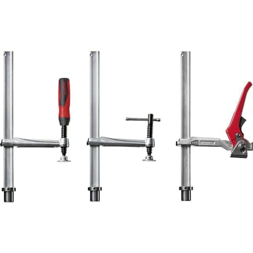 Image of Bessey TW28-30-14K Clamping Element for Welding Tables with Toggle Handle, Red/Grey, 300/140 mm