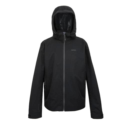 Image of Regatta Mens Oakhowe Outdoor Active Jackets Waterproof Shell with Deatchable Hood, Breathable & Durable - Perfect for Walking, Hiking & Camping