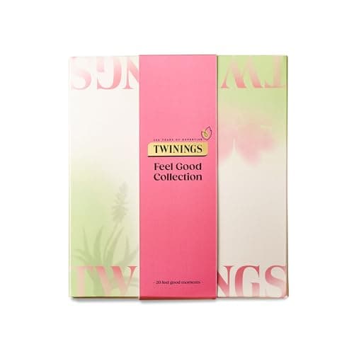 Image of Twinings Superblends Feel Good Collection Gift Box | Ideal Gifts For Birthday & Valentines Gifts For Her| 20 Tea Bags | 4 Flavours of Premium Green & Herbal Infusion tea