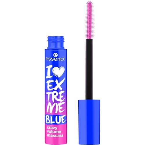 Image of Essence Cosmetics I LOVE EXTREME BLUE crazy volume mascara, longlasting, curling, extreme volumizing, colour intense (12ml)