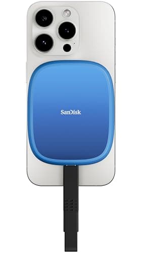 Image of SANDISK Creator Phone SSD 1TB (Up to 1000MB/s Read Speeds, Compatible with Magsafe for Your USB-C Smartphone - Shoot in ProRes with iPhone 15 Pro/Pro Max and iPhone 16 Pro/Pro Max)