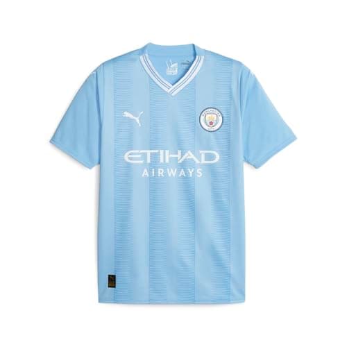 Image of Manchester City Home Shirt 2023/24 Season - Replica - Men - Team Light Blue - Size: L