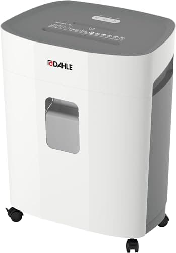 Image of Dahle PaperSAFE PS 380 Shredder, Oil Free, Jam Protection, Security Level P-4, Max. 15 Sheets, Shreds CDs, Staples, Paper Clips & Credit Cards
