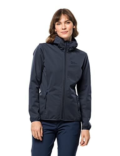 Image of Jack Wolfskin Women's Windhain Jacket, Night Blue, L