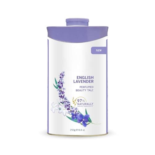 Image of English Lavender Perfumed Talc 100g by MH