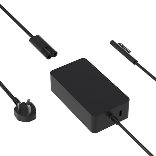 Image of SLRIOYS Surface Charger 65W Compatible with Microsoft Surface Pro 3 4 5 6 7 7+ 8 9 10 X Surface Laptop 7 6 5 4 3 2 1 Surface Book 3 2 1 Surface Go 4 3 2 1 Tablet Windows Charging Adapter